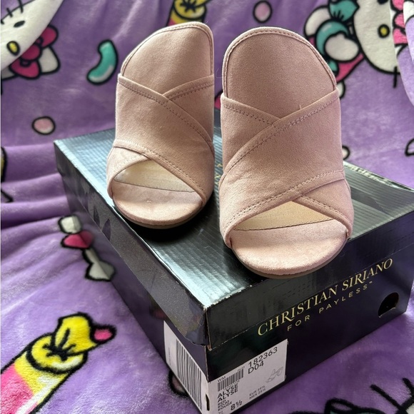 Christian Siriano Shoes - Christian Siriano Women's Pink Heeled Sandals 8.5